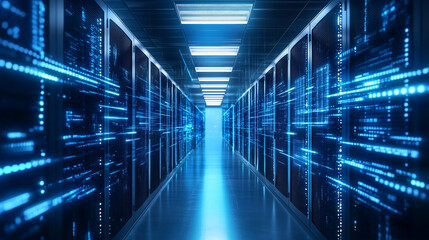 Fototapeta premium Efficient communication and stock management, advanced business technology, real-time data, business strategy, innovation