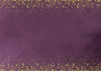 上下キラキラ×和風背景4(紫)