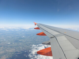 view from airplane window