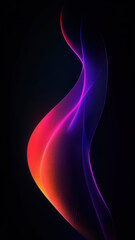 Obraz premium Colorful Light and Shadow Minimalist Art