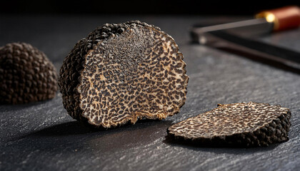 Obraz premium Cross-Section of a Truffle