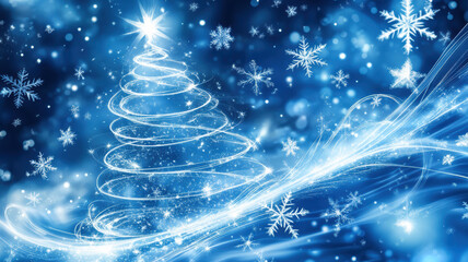 Glowing Christmas Tree