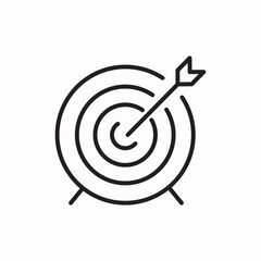 shooting boardtarget icon sign vector