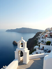 Fototapeta premium View in Santorini in Greece