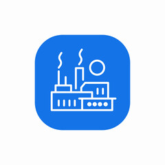 factory industry picture icon sign vector