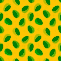 Easter seamless pattern with eggs for wallpaper and fabrics and textiles