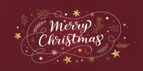 Obraz premium christmas greeting card