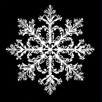 snow flake , vector, pixle art
