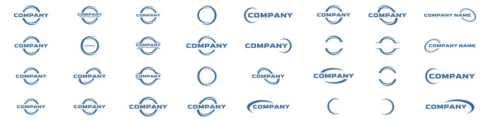 generic circle logo design, editable generic logo,graphic,illustration
