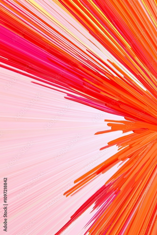 Poster dynamic color burst abstract art digital graphics vibrant environment close-up view modern aesthetic