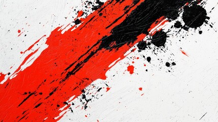 Dynamic abstract art splash modern gallery digital artwork contemporary space close-up view bold expressionism