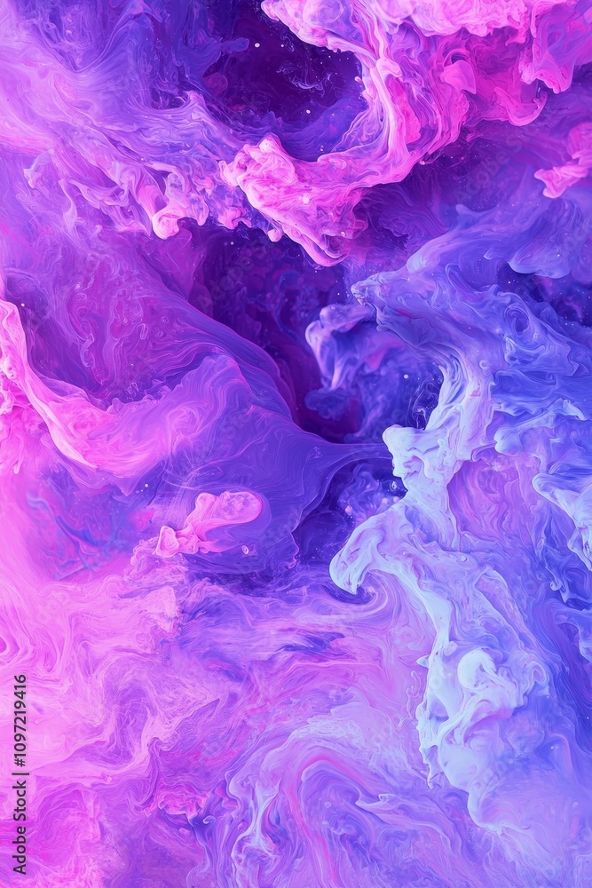 Poster dynamic abstract art composition digital realm visual artwork colorful swirls introspective view mod