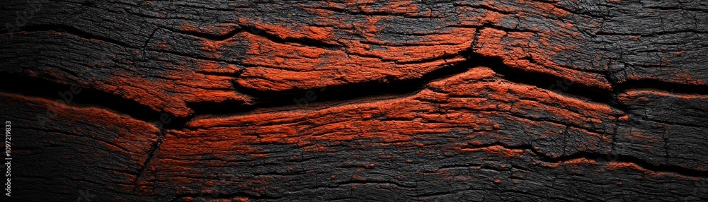 Poster cracked charcoal texture abstract art digital image dark environment close-up view nature concept fo