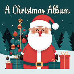 Christmas, Album Cover, Design, Christmas Album, Cover Design, Christmas Illustration, Album Illustration, Cover Illustration, Christmas Sketch, Album Sketch, Cover Sketch, Christmas Vector, Album
