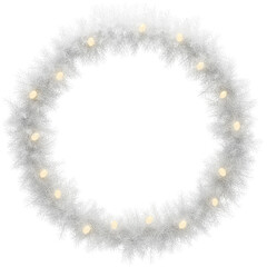 Christmas wreath 3d render PNG