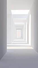 minimalist hallways background