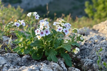 An August heliotrope in Mediterranean nature