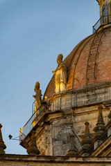 Walking in old part of Jerez de la Frontera, Sherry wine making town, Andalusia, Spain in summer,...