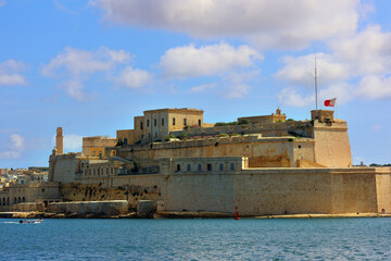 Fort St Angelo, Birgu (Maltese: Forti Sant'Anglu or Fortizza Sant'Anglu) is a bastioned fort in Birgu, Malta, located at the centre of the Grand Harbour.