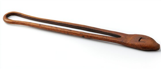 Wooden tongs with unique design, perfect for serving food