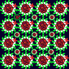 Explore a vibrant collection of modern, colorful flower patterns crafted as repeated vector seamless designs. Perfect for creative projects, these patterns bring a touch of style and versatility to yo