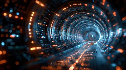 Fototapeta premium Futuristic Tunnel