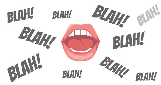 blah blah blah day motion video, ideal for blah blah blah day celebration