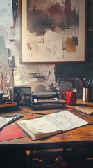 office desk still life
