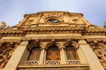 Parish Church of Jesus of Nazareth in Sliema, Malta. Strand in Sliema, the majestic Church is one...