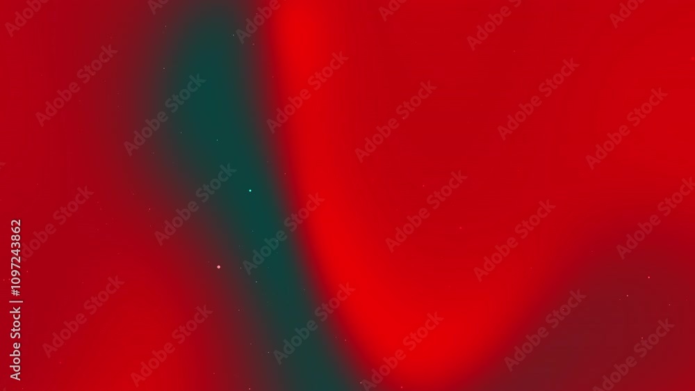 Poster abstract red and teal gradient with subtle particle dispersion
