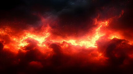 Fiery Abstract Background Image