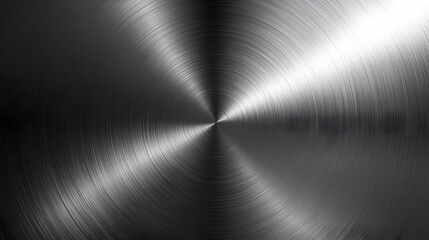 Brushed Metal Circular Texture Background Image