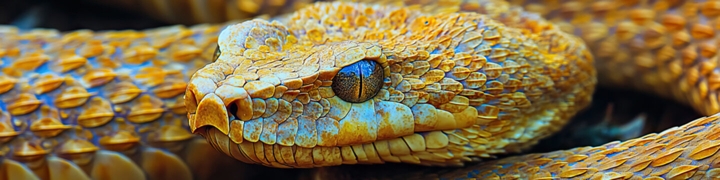 A sidewinder rattlesnake, its distinct pattern and rattle signaling warning and protection.