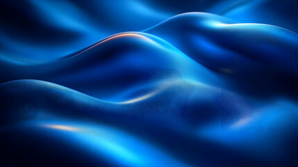 Obraz premium Abstract Blue 3D Wave Background
