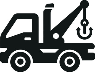 forklift truck icon illustration