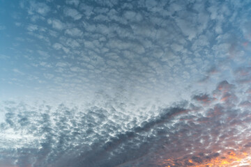 Dynamic Sky with Textured Clouds at Sunset © C P
