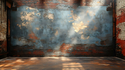 Distressed Brick Wall Background Image