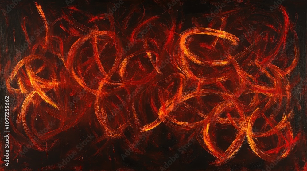 Poster vibrant swirls of warm colors create an abstract backdrop that enhances any digital or creative proj