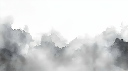 Grayscale Watercolor Abstract Background