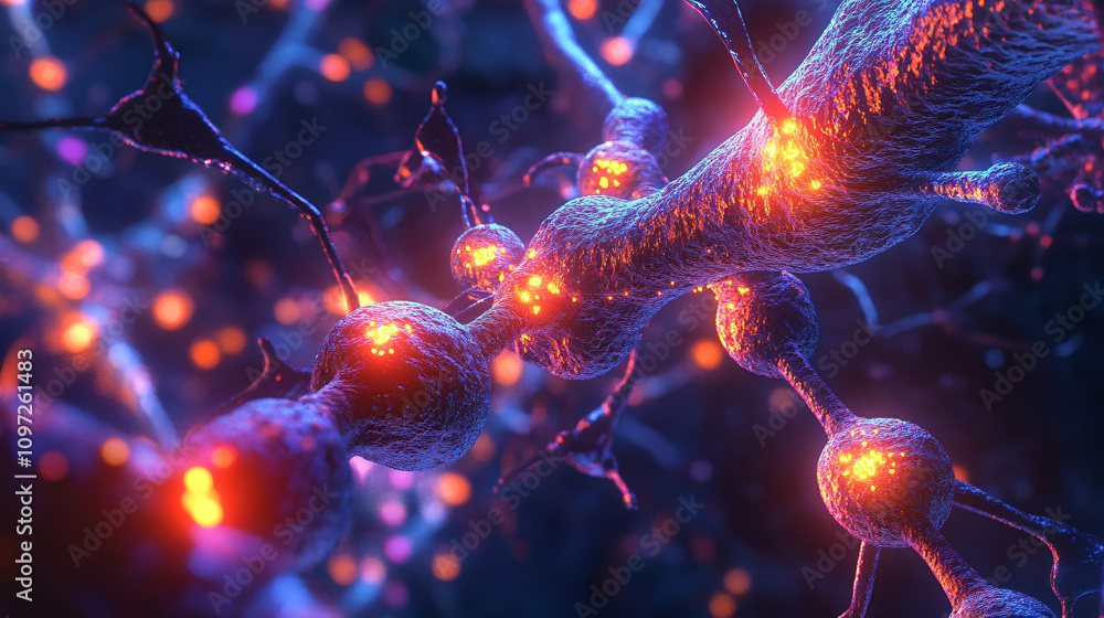 Poster neurons in action: firing and transmitting signals to form neural networks in the brain and nervous 