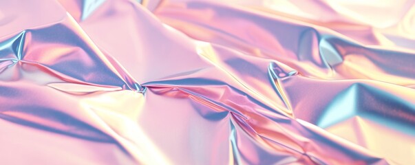 Vibrant iridescent pastel textile surface