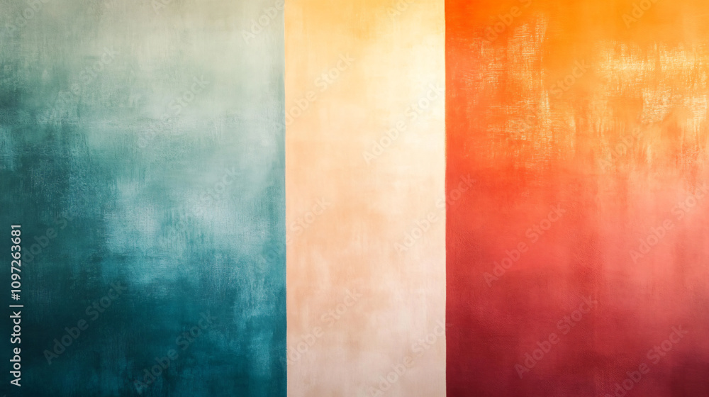 Aufkleber vibrant abstract background with a turquoise to orange color gradient, perfect for graphic design pr