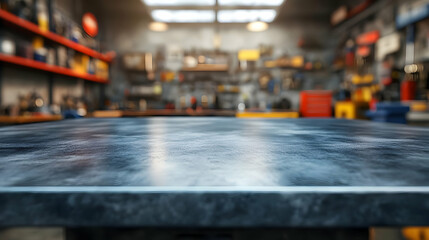 Dark Grey Tabletop Product Display Mockup