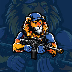 LION ILLUSTRATION MASCOT