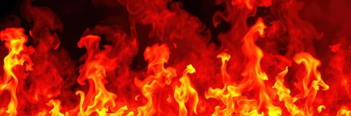 Dark red fire flames with an illustrated and vibrant appearance, intense, energy