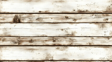 Obraz premium Rustic Whitewashed Wooden Planks Background