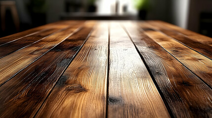 Dark Wooden Table Background Image