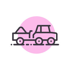 Truck icon symbol vector illustration
