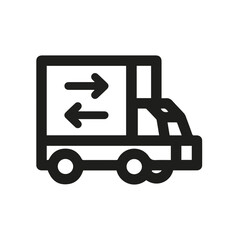 Truck icon symbol vector illustration
