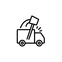 Truck icon symbol vector illustration
